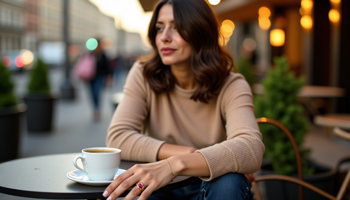 porter et accorder une bague rubis avec votre look quotidien ? — quant au métal, l'or jaune accentue la chaleur
