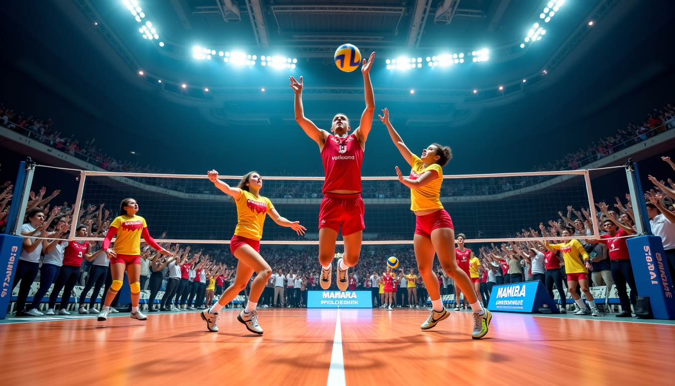Illustration : en somme, le cheminement &agrave; travers le play-in &mdash; pronostic volley-ball 2026 : qui remportera la finale de la marmara spikeligue ?