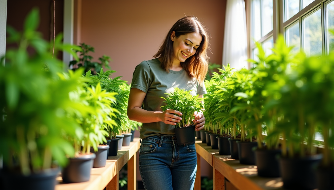 Illustration : si la culture indoor est le summum en &mdash; peut-on trouver des fleurs de cbd indoor &agrave; prix cass&eacute; ? nos astuces.