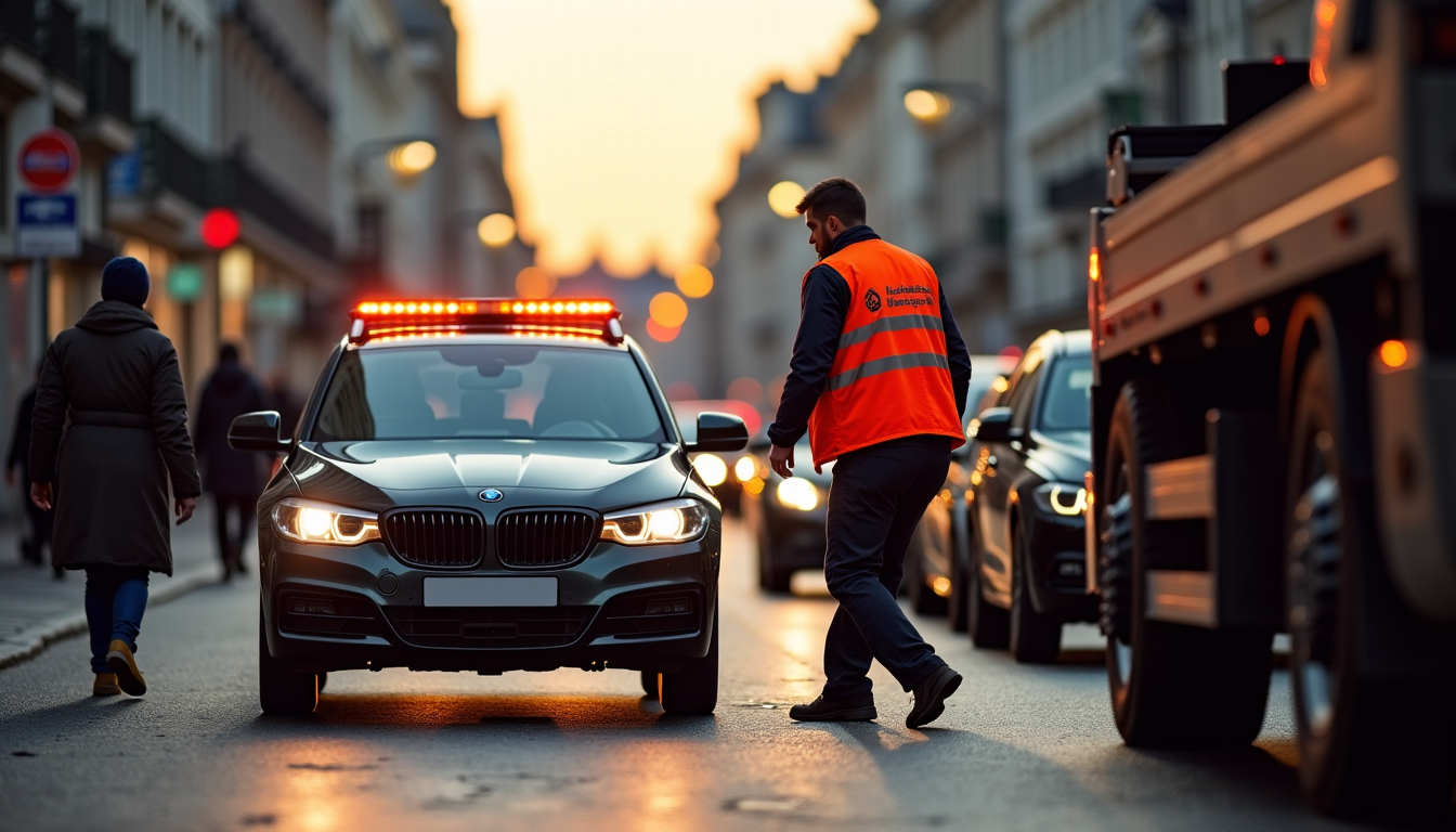 Illustration : « la confiance se gagne par la constance — urgence remorquage : votre dépanneur de confiance à bruxelles et périphérie