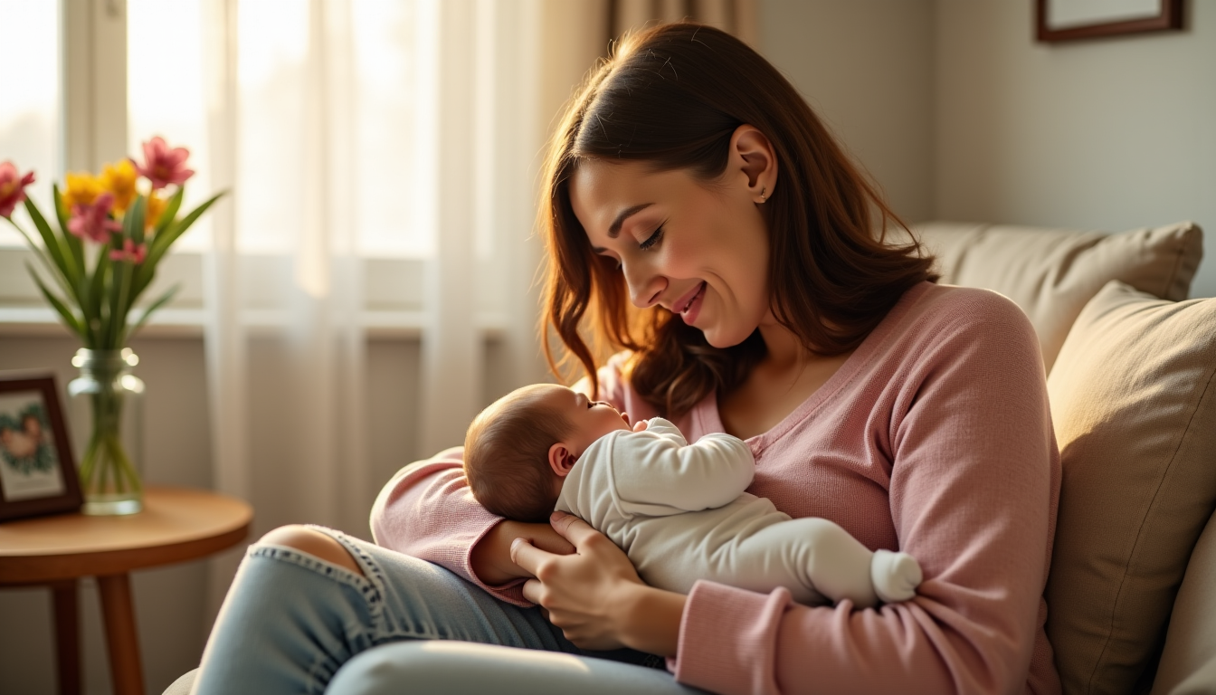 Illustration : un corps qui a donné la vie, et — concilier vie de maman et bien être