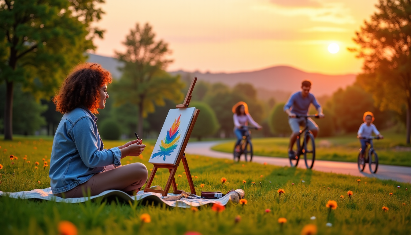 Illustration : l'action désintéressée procure une joie durable et renforce — activités de loisir pour améliorer sa vie