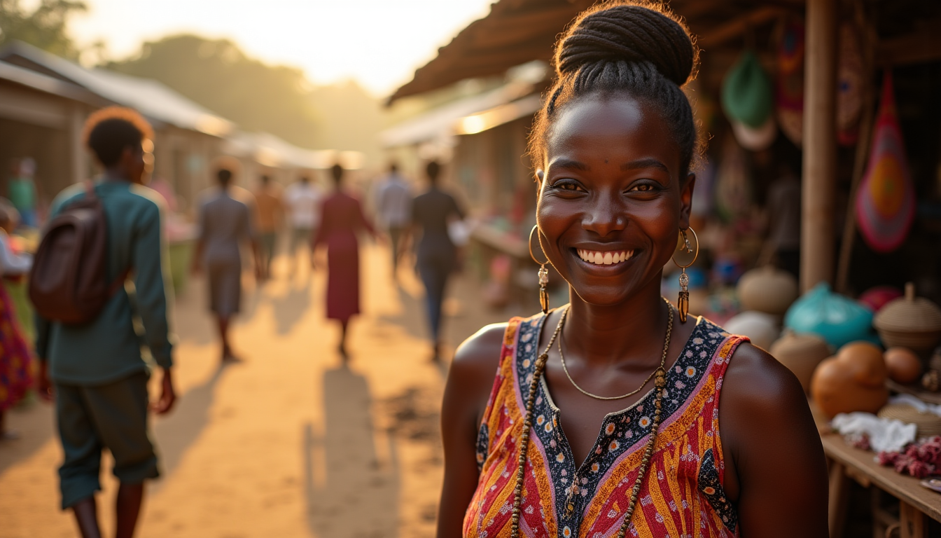 Illustration : certains voyageurs sont attirés par le tourisme équitable — vivre une expérience authentique en afrique