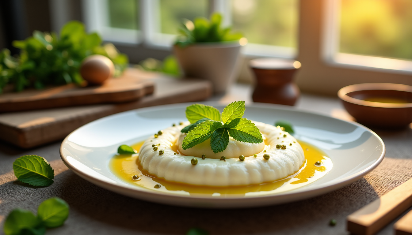 Illustration : ec une touche de menthe fraîche et un — recettes simples à faire chez soi