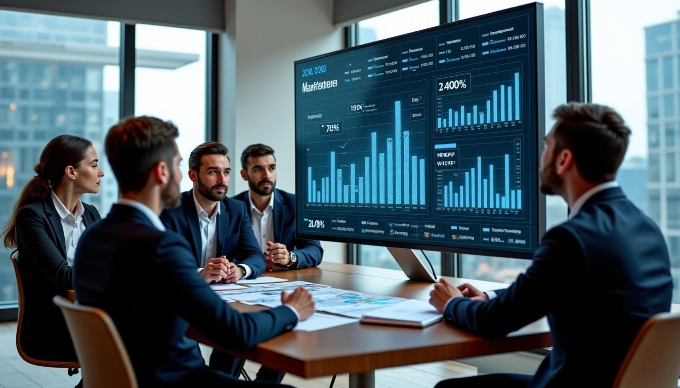 Illustration : un tableau de bord clair, intégrant les indicateurs — erreurs à éviter en marketing digital