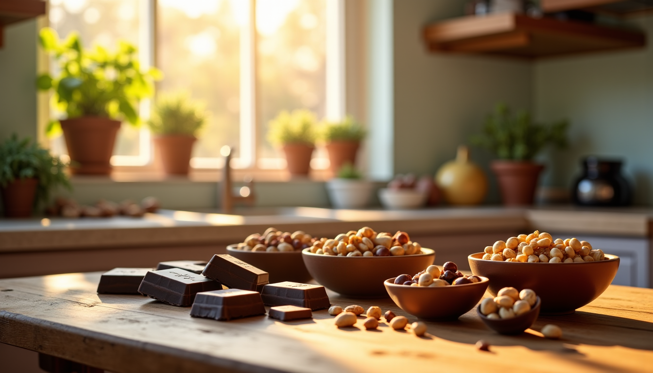 conseils pour un quotidien équilibré — une gourmandise riche en magnésium et antioxydants, à