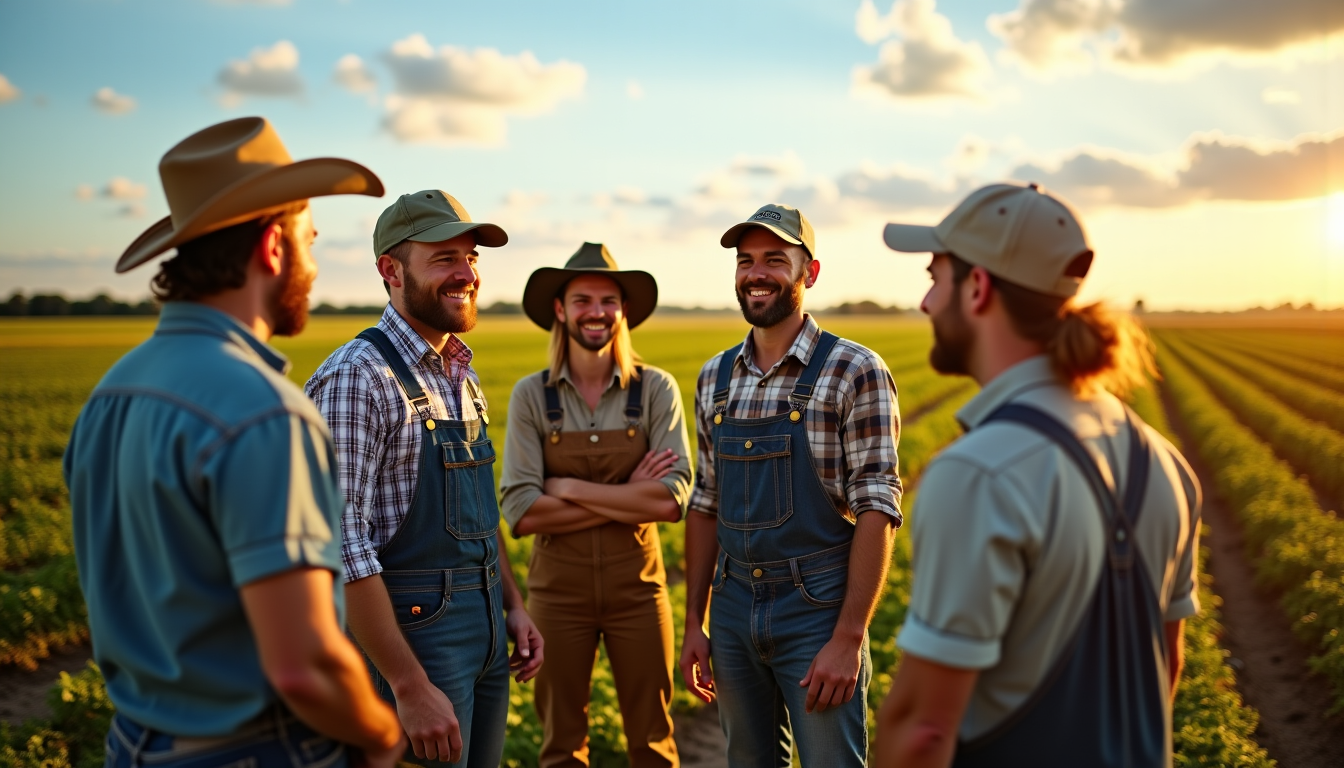 Illustration : l'échange de savoirs et d'expériences entre agriculteurs est — stratégies pour vivre de l’agriculture aujourd’hui