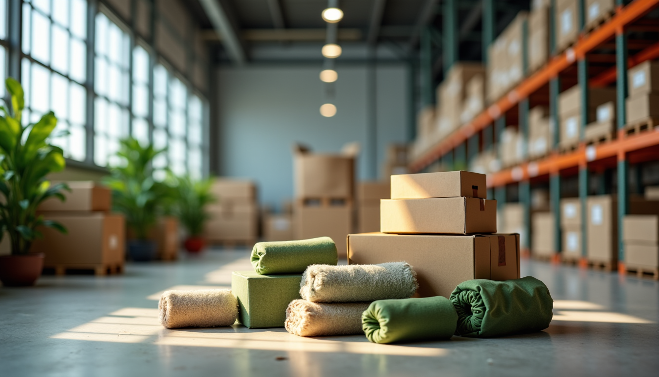 Illustration : t un investissement initial qui rapporte en termes — emballages pros : les alternatives écoresponsables