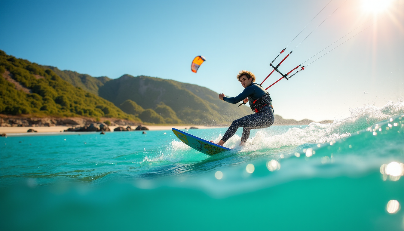 kitesurf near almanarre — the giens peninsula itself is a great playground