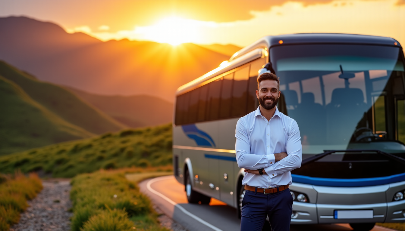 location de bus avec chauffeur : la solution idéale pour vos sorties de groupe — le chauffeur s'adapte à vos demandes et peut