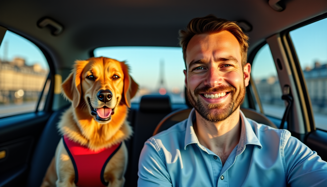 trouver un taxi qui accepte les chiens à paris et en île-de-france ? — es ou des harnais de sécurité ? le
