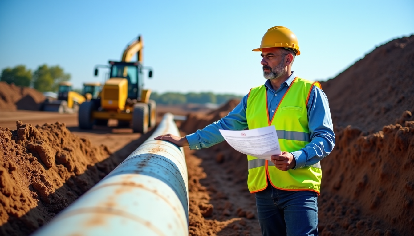 Illustration : pour une canalisation extérieure, les travaux de terrassement — combien coûte le changement d'une canalisation au mètre linéaire en 2026 ?