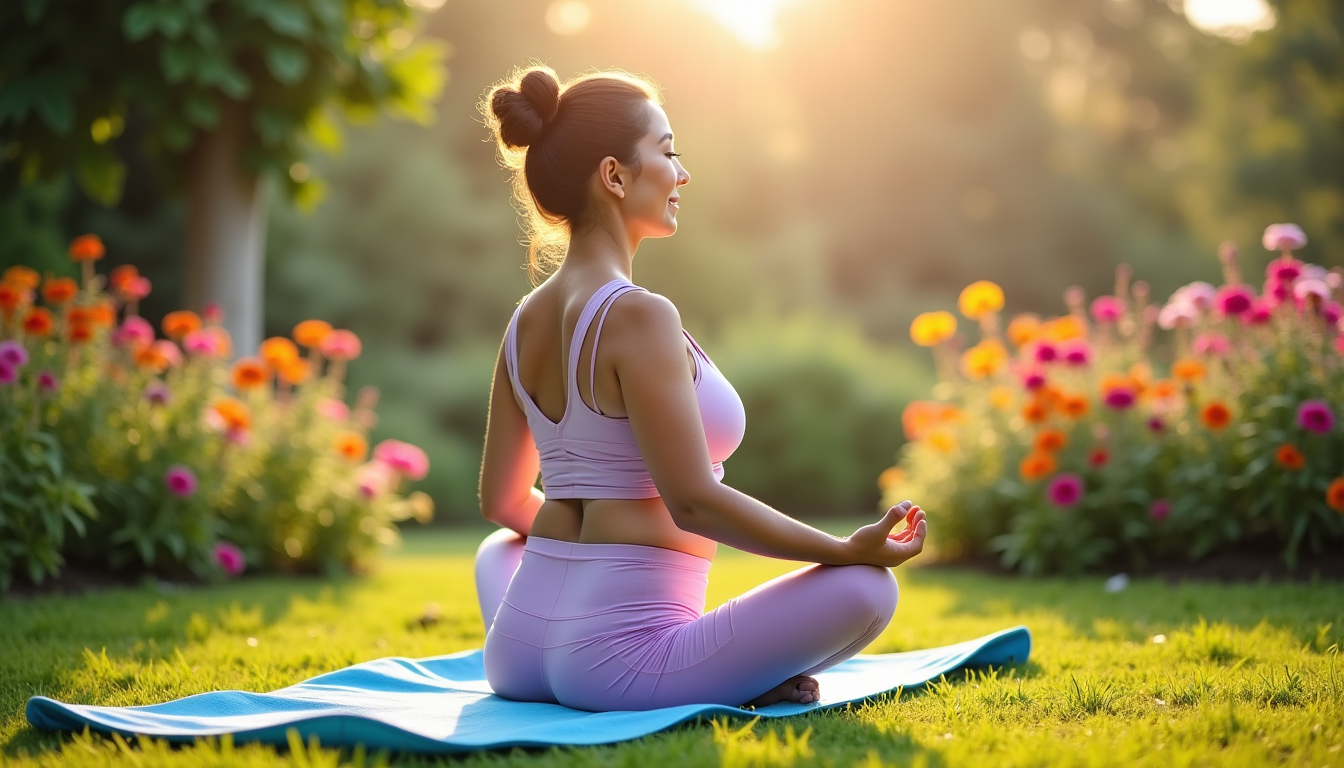 Illustration : dans un monde où tout va vite, il — secrets d’un lifestyle sain