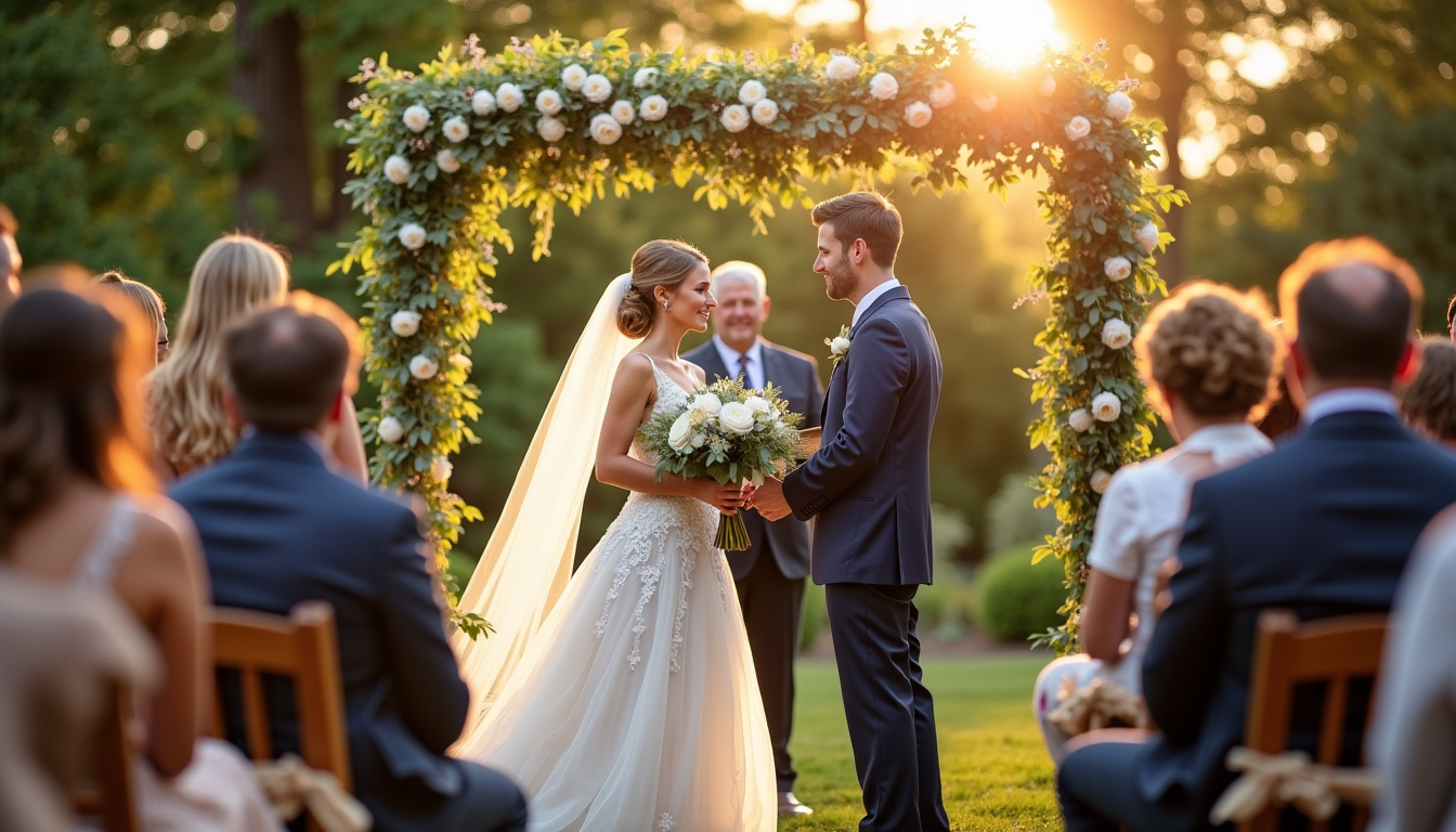 Illustration : choisissez des prestataires dont le style et la — organiser une cérémonie inoubliable