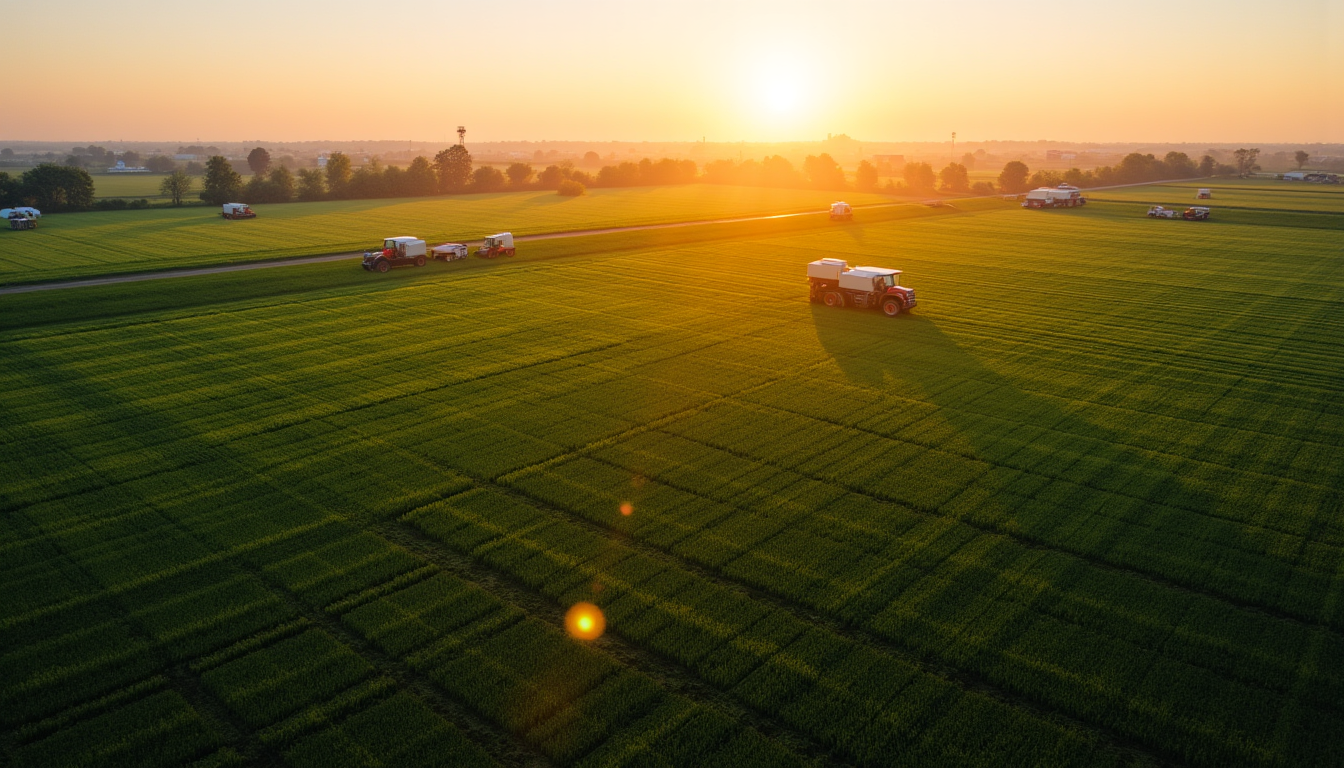 Illustration : le secteur agricole a embrassé la révolution numérique, — optimiser son espace agricole efficacement