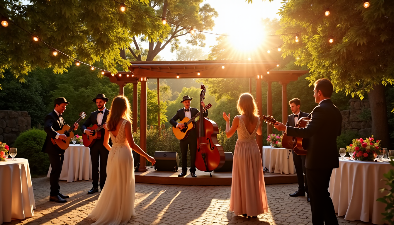 Illustration : un spectacle inattendu, comme un numéro de danse, — idées pour un mariage original
