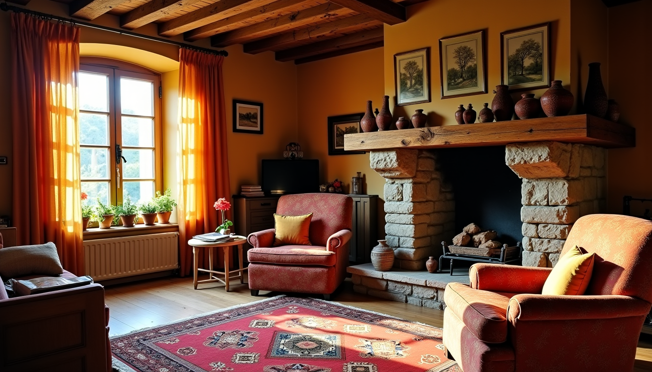 améliorer le confort de sa maison rurale — une pièce. ces touches d'authenticité sont ce qui