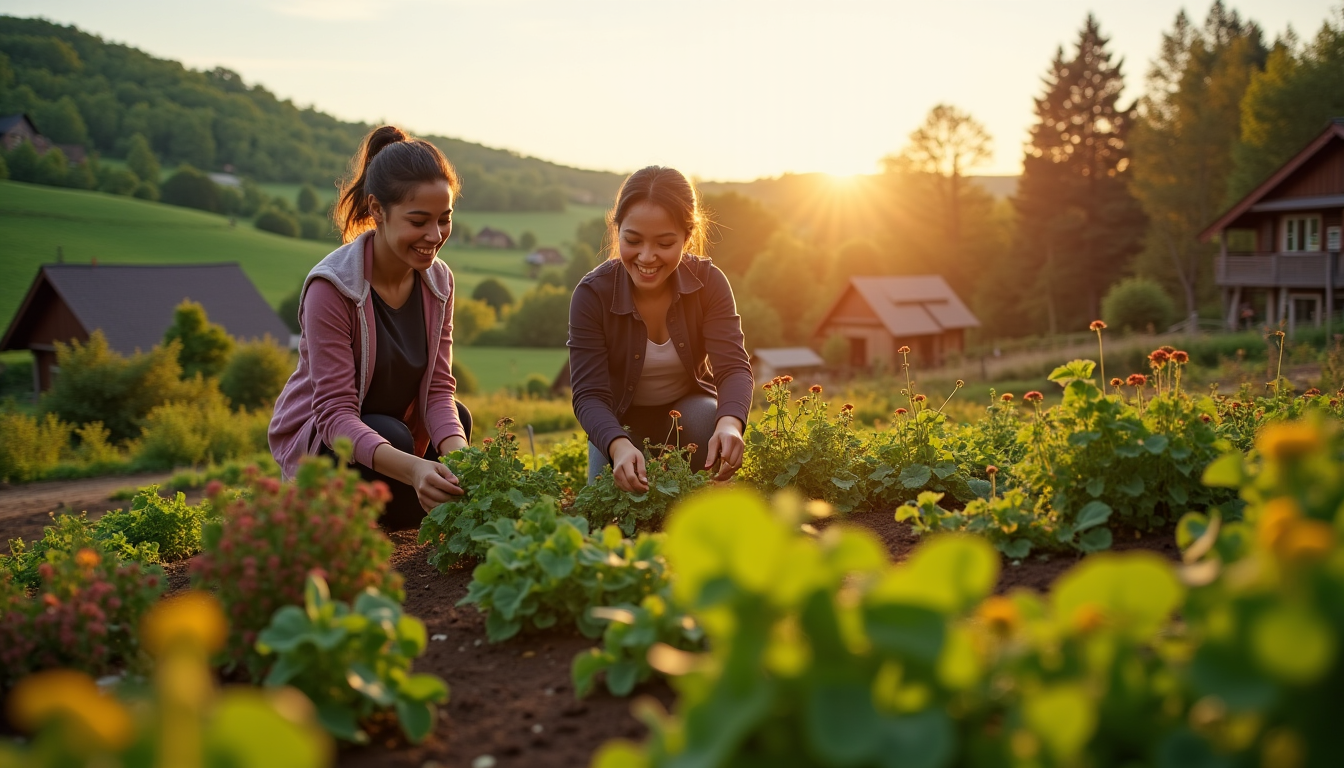 Illustration : icipatif peuvent également être une alternative intéressante pour — développer un projet de tourisme rural