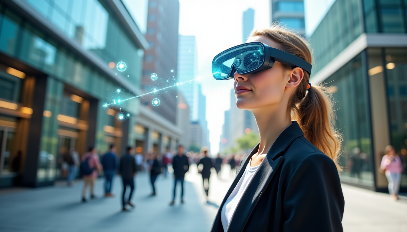 Illustration : l'intégration de la réalité augmentée et de la — la technologie façonne-t-elle notre avenir quotidien ?