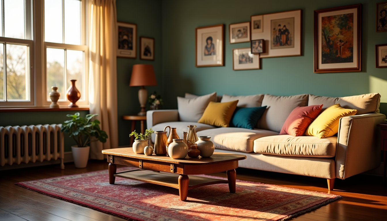 Illustration : les objets décoratifs, qu'ils soient hérités, chinés ou — réinventez votre espace de vie avec des idées créatives