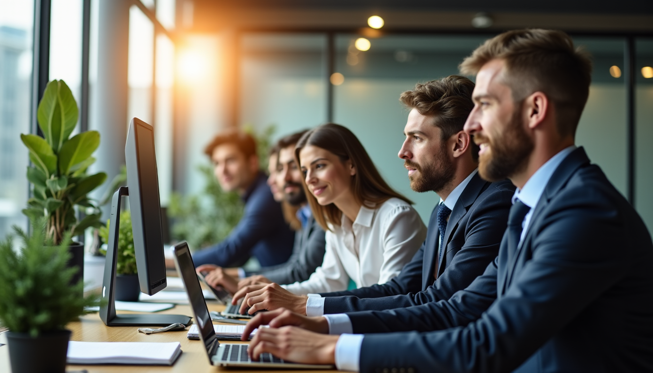 Illustration : les recruteurs recherchent des profils autonomes, capables de — la bureautique révolutionne notre quotidien au bureau