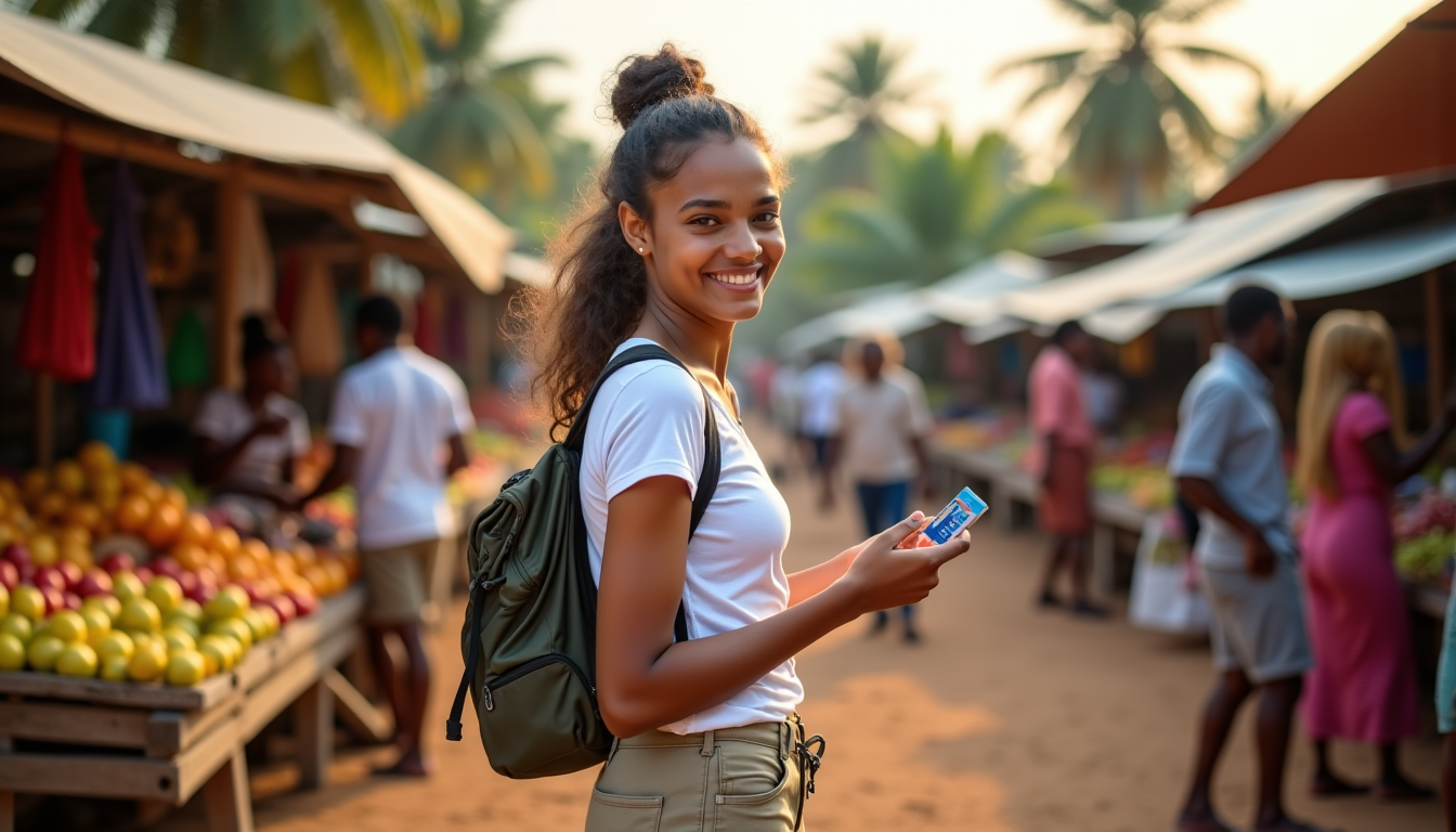 profiter d’un voyage en afrique — pour rester connecté, l'achat d'une carte sim locale