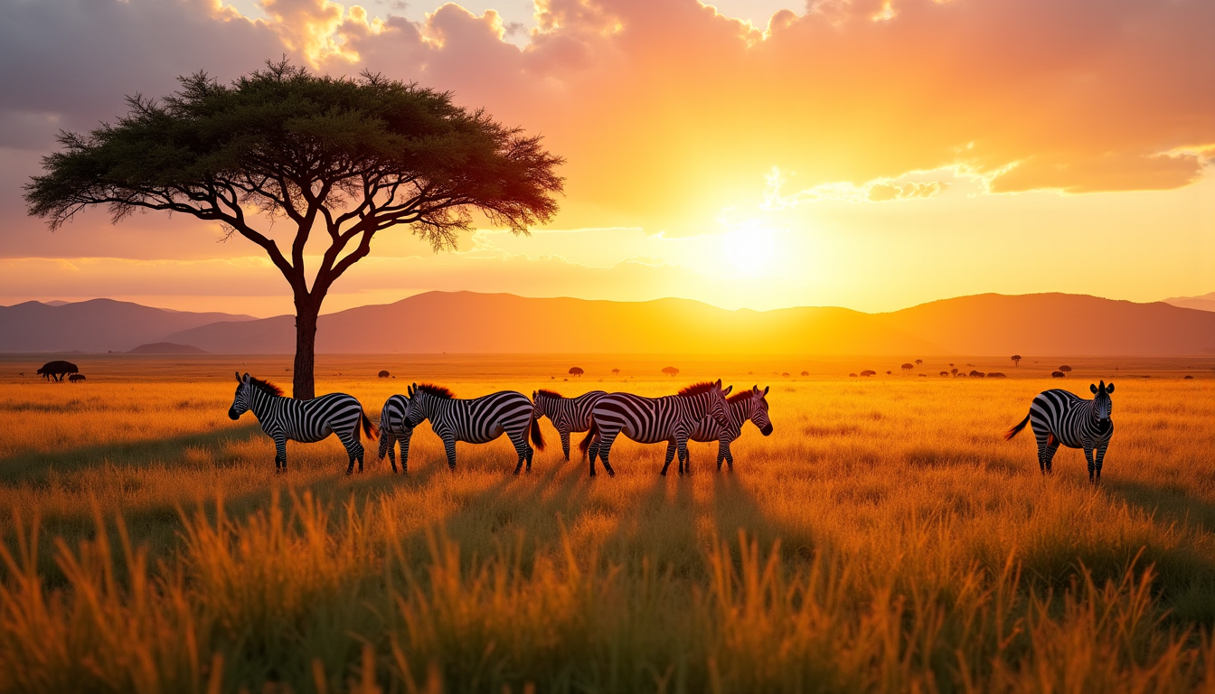 Illustration : l'afrique est mondialement célèbre pour sa faune sauvage — profiter d’un voyage en afrique