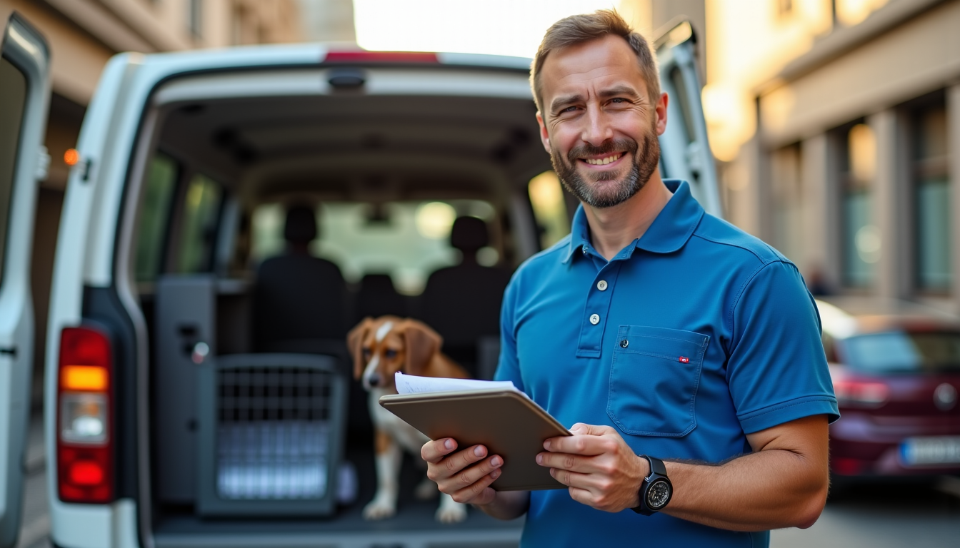 Illustration : s garanties. un historique de transports réussis est — transport d'animaux de compagnie : 7 critères pour évaluer votre chauffeur