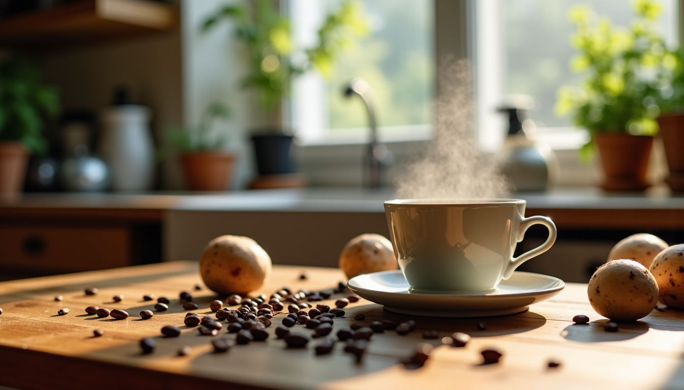 Illustration : il est toujours recommandé de choisir des produits — remplacer votre café habituel par un café aux champignons médicinaux ?