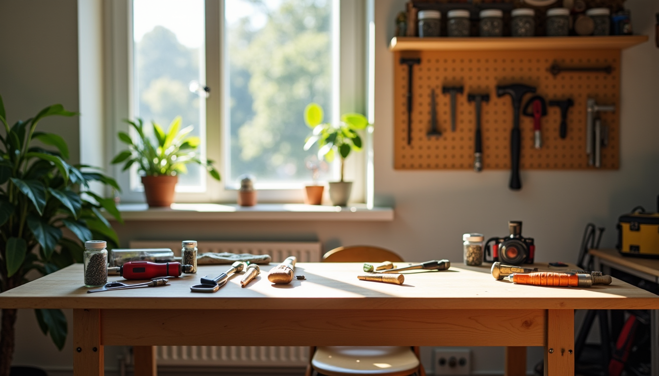 Illustration : de plus, préparez votre zone de travail avant — réussir ses petits travaux