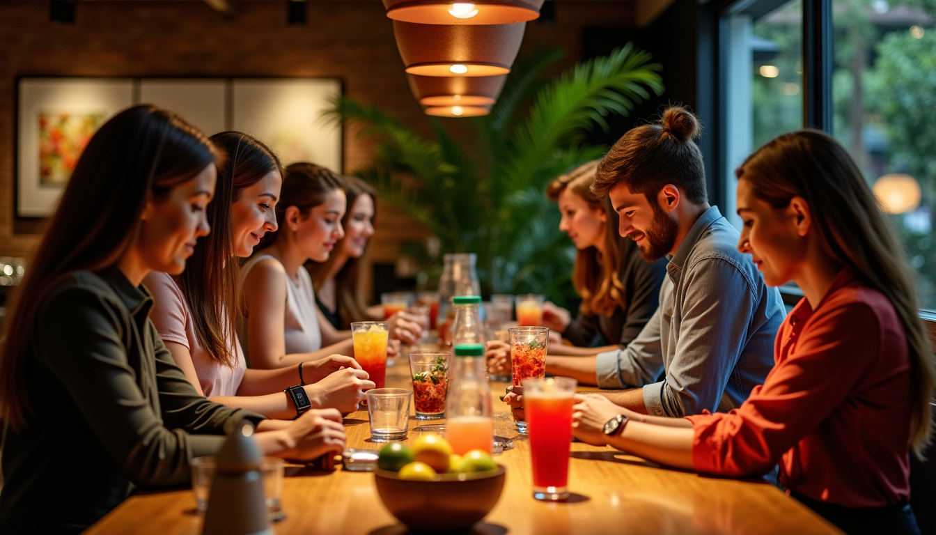 surprendre ses invités — un atelier de cocktails créatifs, par exemple, permet