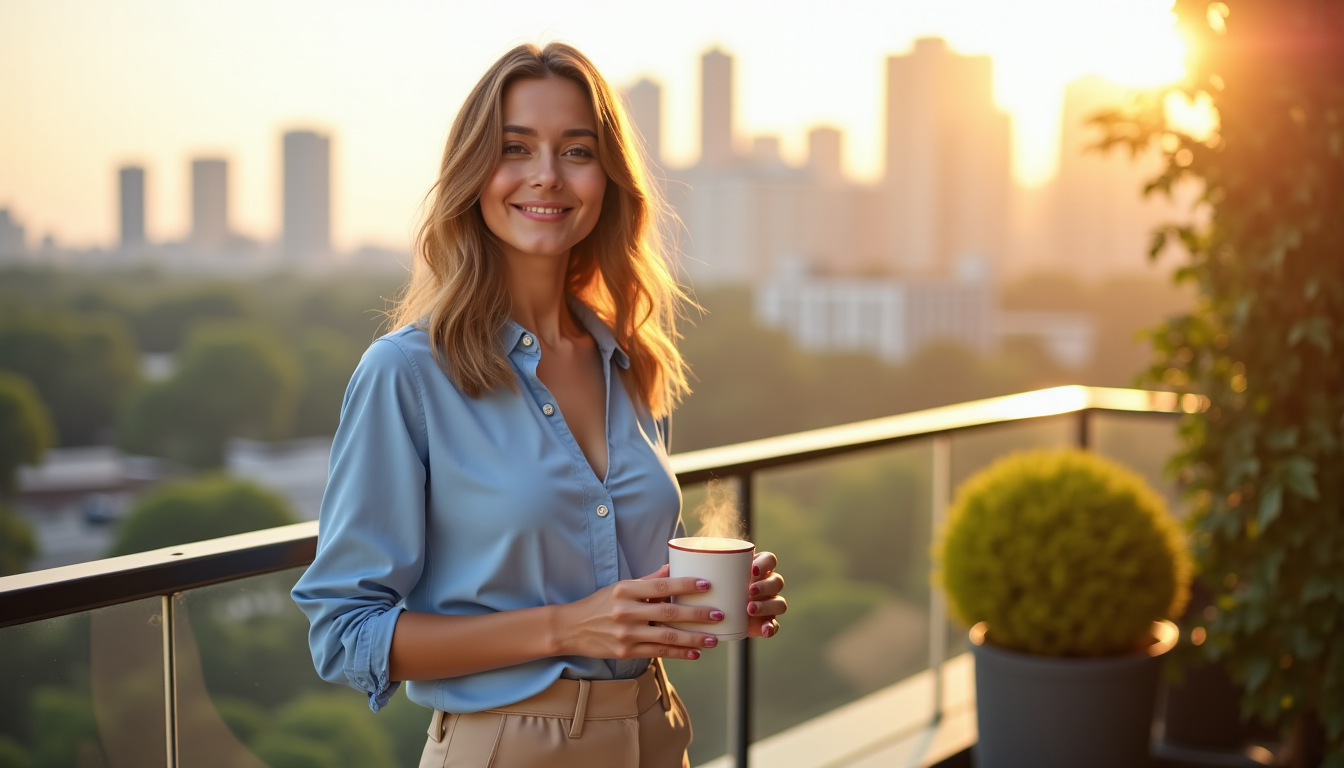 Illustration : un bien-être et style vestimentaire harmonieux s'inscrivent également — conseils pour un quotidien équilibré