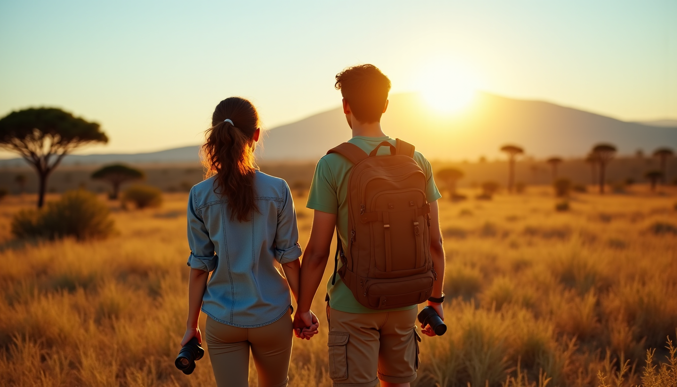 amour et aventure : choisir la meilleure destination — s paysages de savane, culminant peut-être par l'ascension