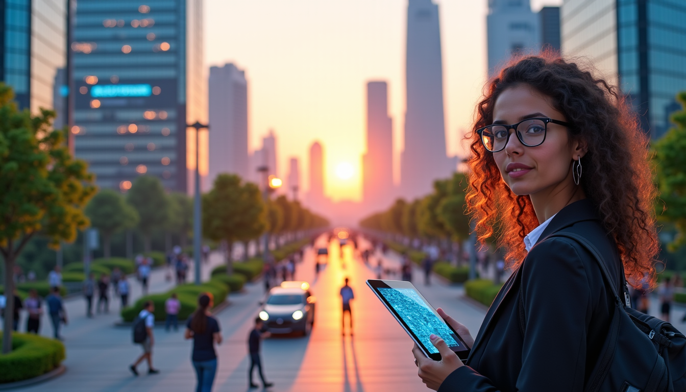 Illustration : "la technologie ne se contente pas de nous — optimisez votre avenir grâce aux innovations technologiques récentes