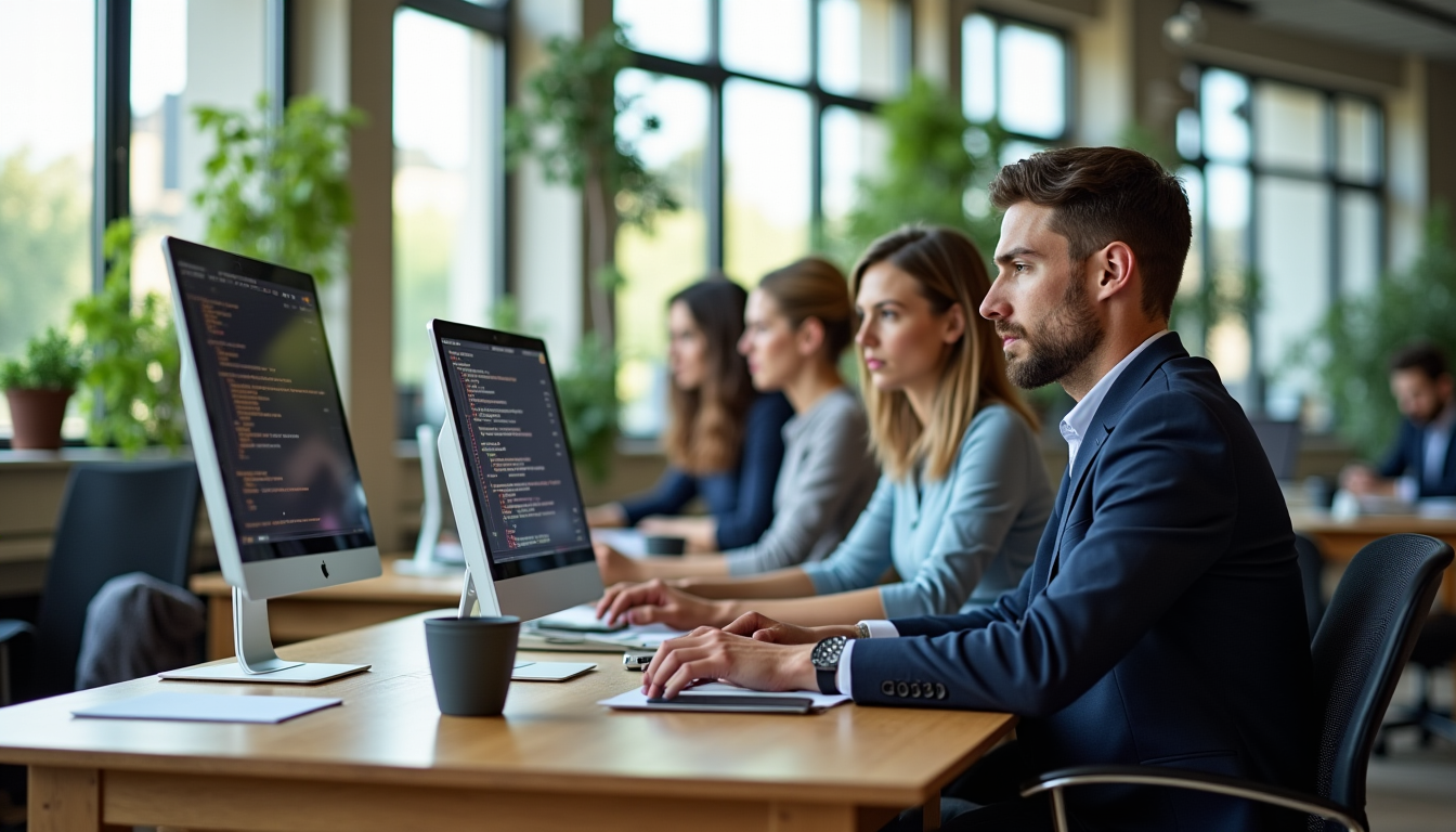 Illustration : la création sur mesure implique également une architecture — création de site internet à béziers : design, seo et conversion garantis