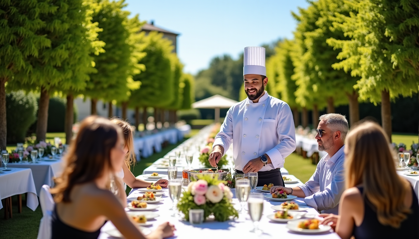 Illustration : certains traiteurs proposent également des animations culinaires, où — traiteur mariage loir-et-cher (41) : les avis et recommandations pour 2026