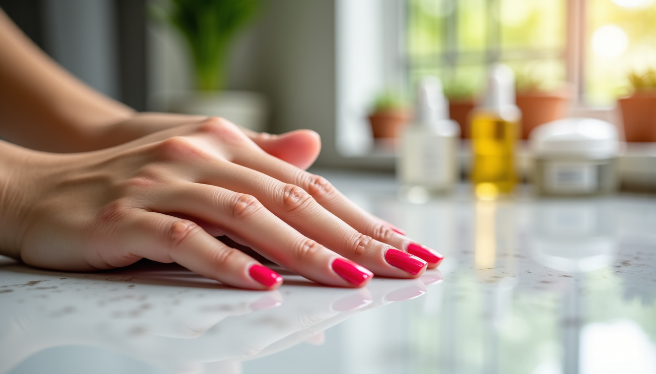 Illustration : des ongles et des cuticules bien hydrat&eacute;s sont &mdash; vernis semi-permanent : 5 astuces d'expert pour une dur&eacute;e de vie prolong&eacute;e