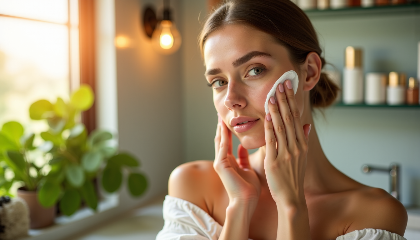 obtenir une peau "glass skin" grâce à la routine lumiéclat ? — choisissez un tonique hydratant, sans alcool, enrichi en