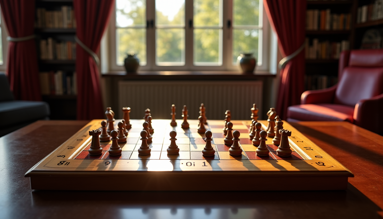 Illustration : l'int&eacute;gration de coordonn&eacute;es (lettres et chiffres) sur les &mdash; jeux d&rsquo;&eacute;checs : comment choisir le meilleur &eacute;chiquier ?