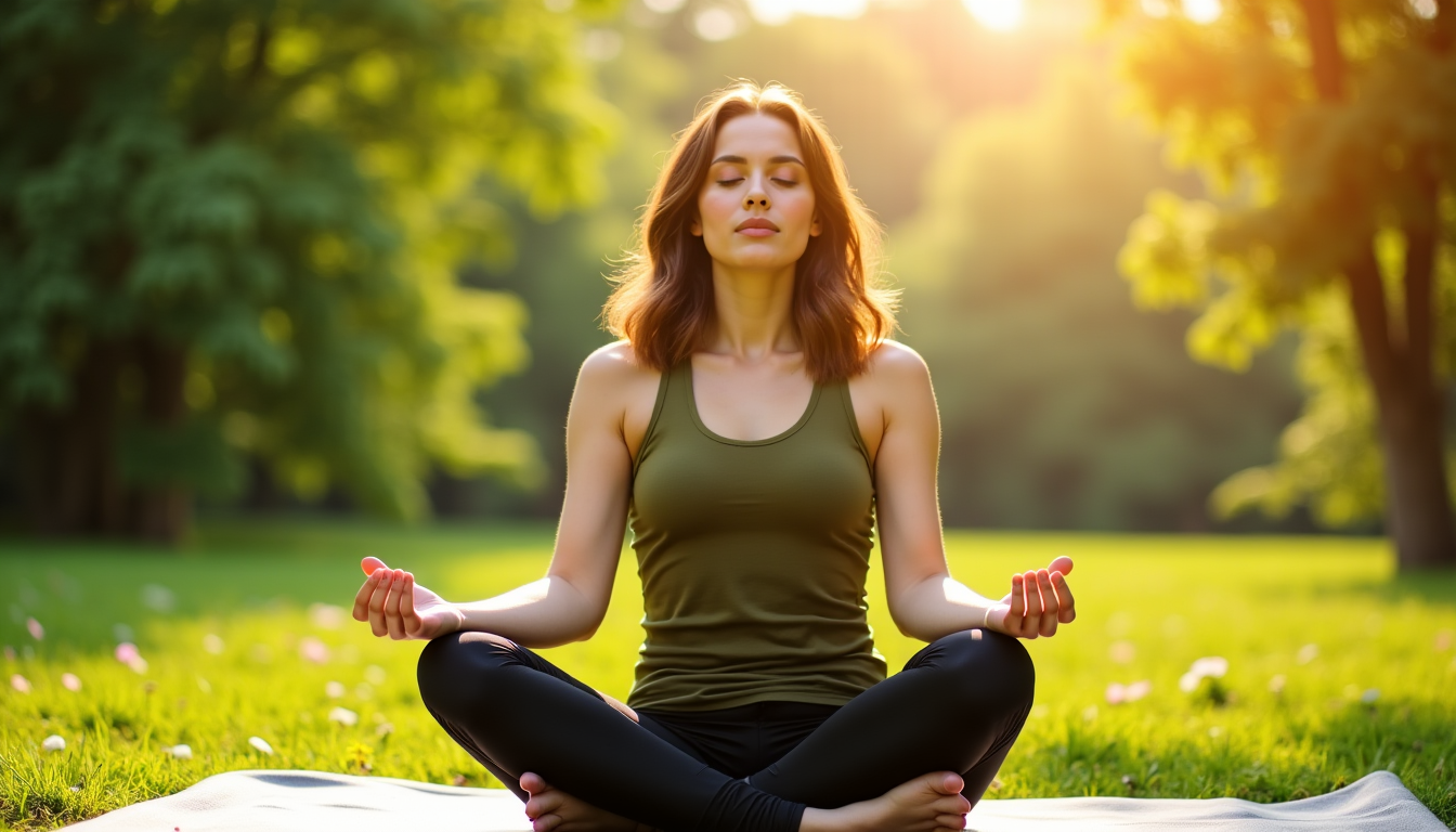 Illustration : énergie équilibrée. énergie physique revitalisante et mentale apaisée. — danse vs méditation : un chemin vers le bien-être optimal