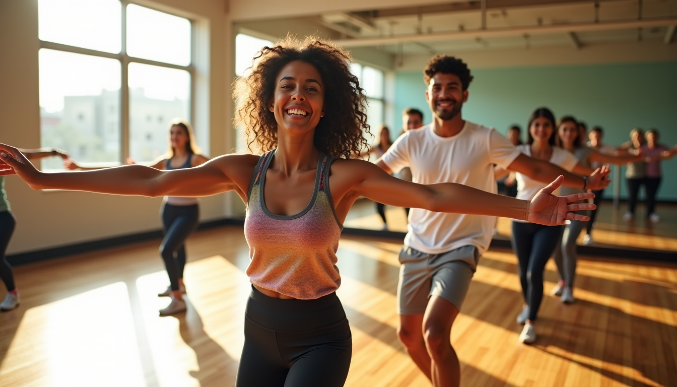 Illustration : bien que la danse soit bénéfique, comme toute — la danse améliore-t-elle notre bien-être quotidien ?
