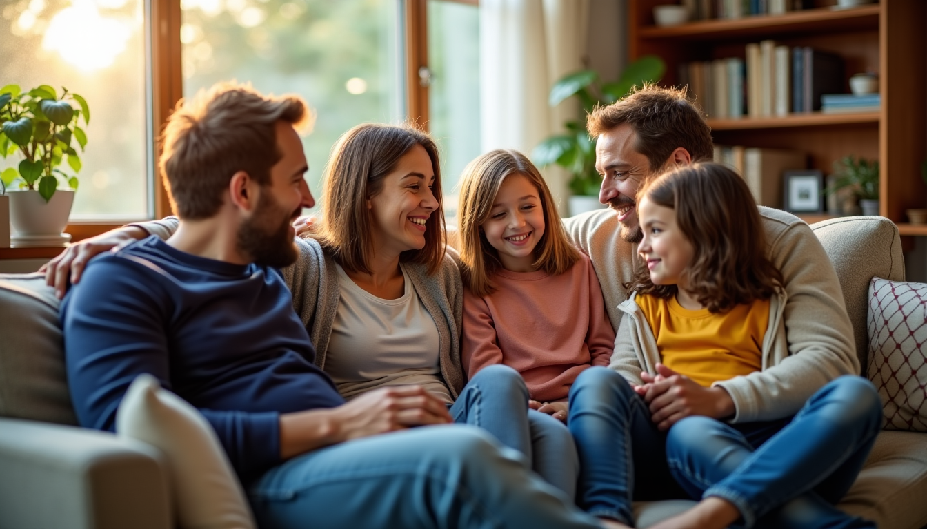 Illustration : s minutes, envoie un message fort : "nous — 3 astuces pour renforcer les liens familiaux au quotidien