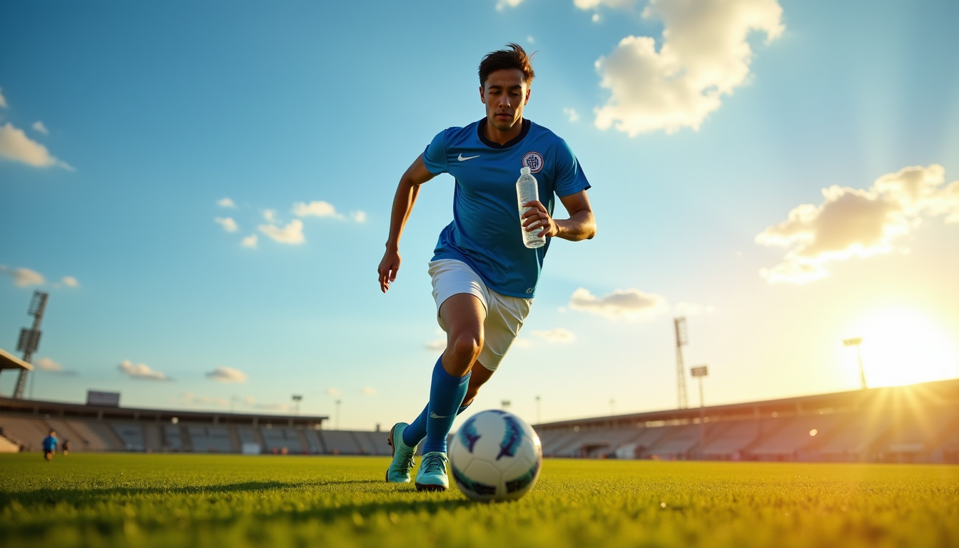 Illustration : la gestion de l'hydratation est cruciale pour éviter — sport et alimentation : l'équilibre essentiel pour la performance