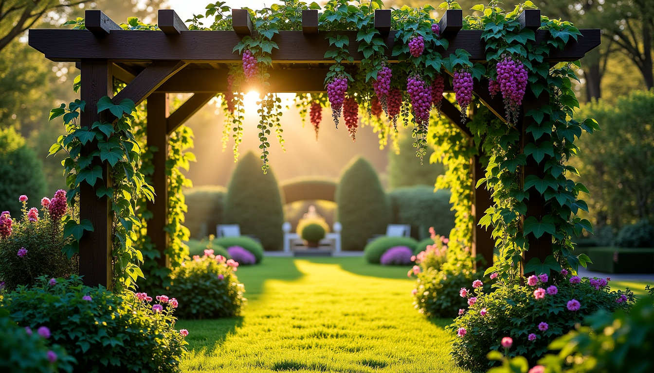 aménagement extérieur : astuces pour un jardin élégant et pratique — n'oubliez pas les plantes grimpantes, idéales pour habiller