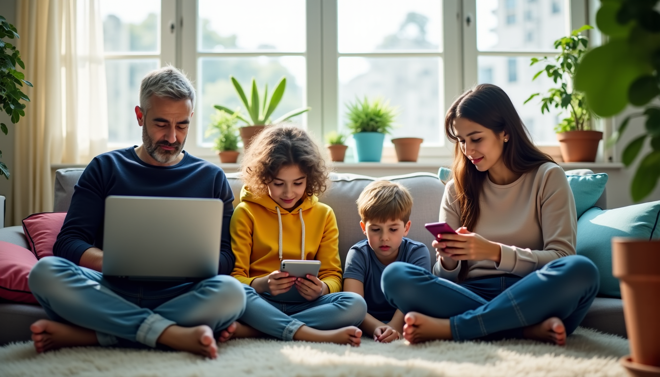 le quotidien familial évolue-t-il aujourd'hui ? — cependant, cette hyper-connectivité pose également des défis. la