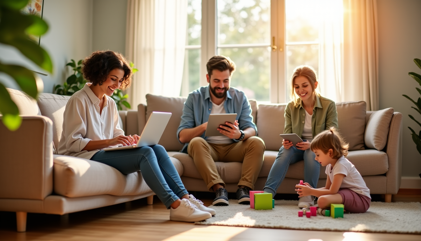 Illustration : concilier les exigences du travail avec les besoins — le quotidien familial évolue-t-il aujourd'hui ?