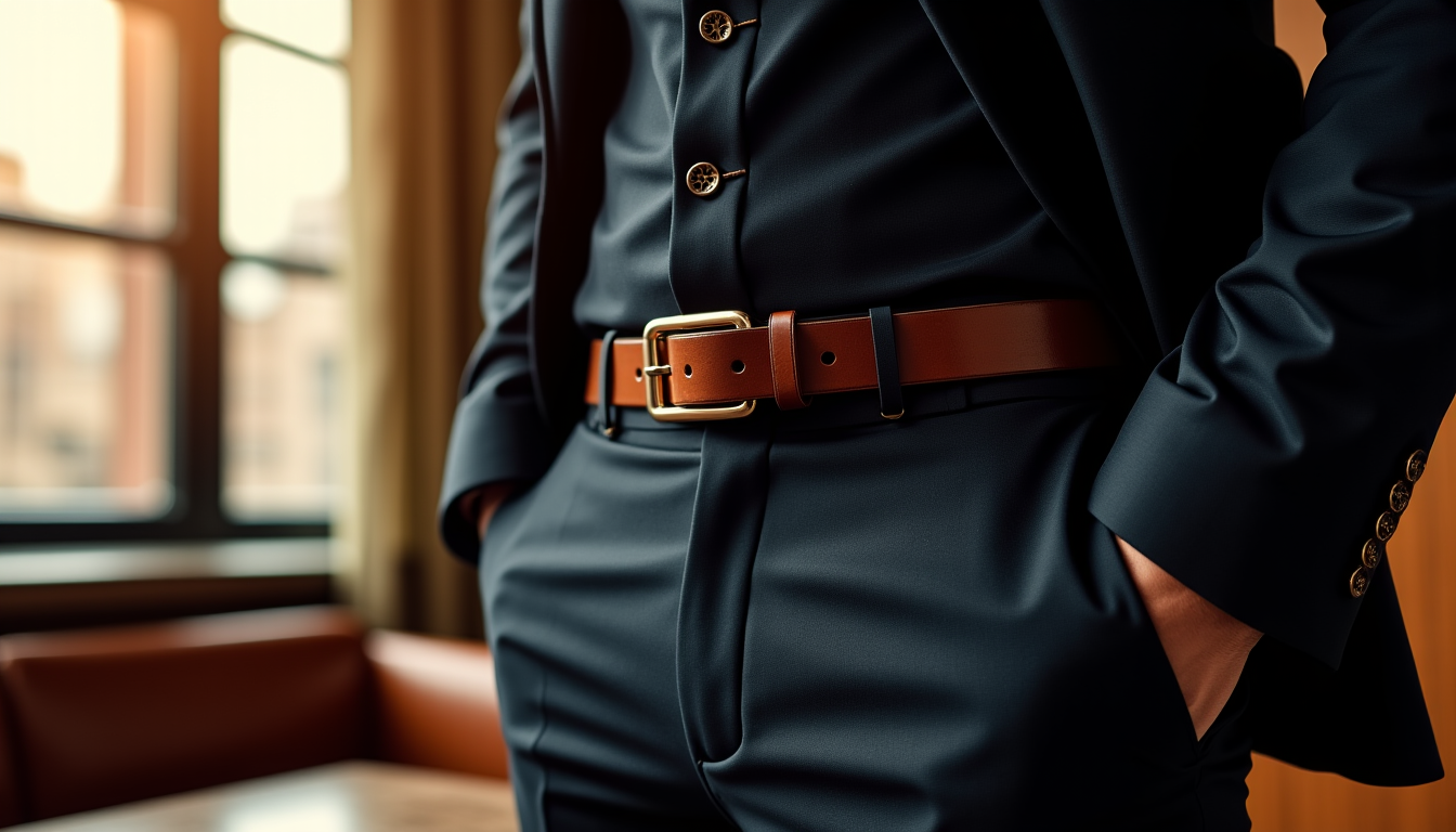 la ceinture marron est-elle plus polyvalente que la noire ? — la texture joue également un rôle primordial. un