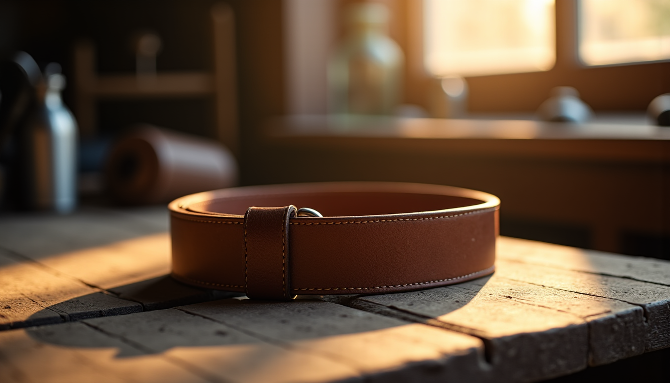 Illustration : une ceinture marron de qualité ne se démode — la ceinture marron est-elle plus polyvalente que la noire ?