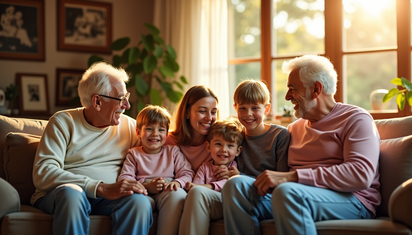 Illustration : devient à la fois le prolongement de son — la vie de famille façonne notre identité ?