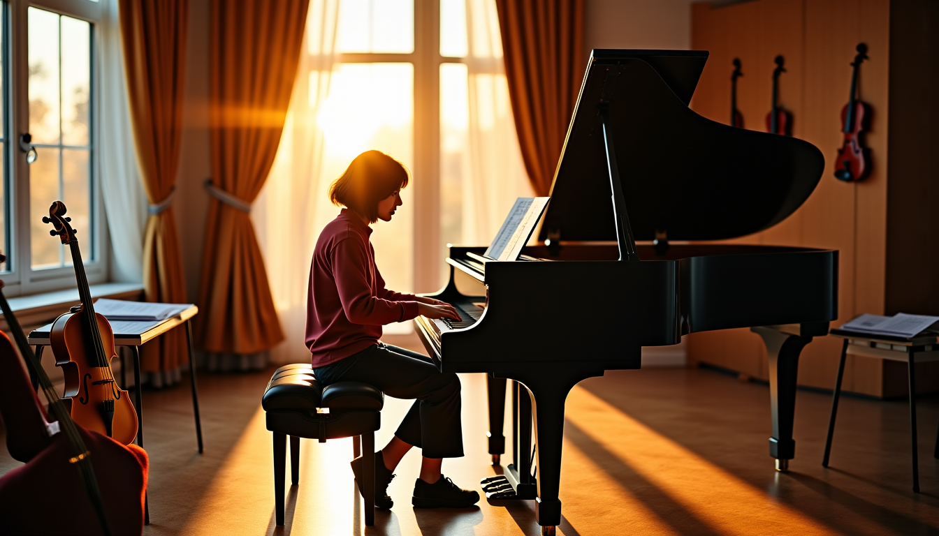 Illustration : l'intégration de ces fréquences dans des compositions musicales — symphonie du bien-être : comment la musique apaise l'esprit